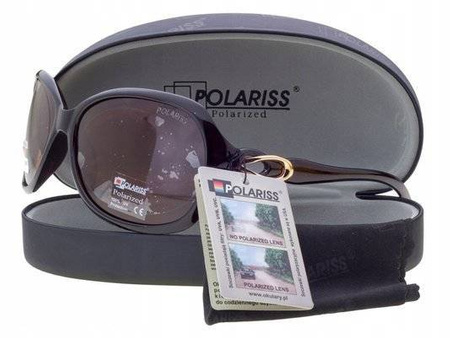 Polariss 807 BR - Damskie okulary przeciwsłoneczne polaryzacyjne brązowe