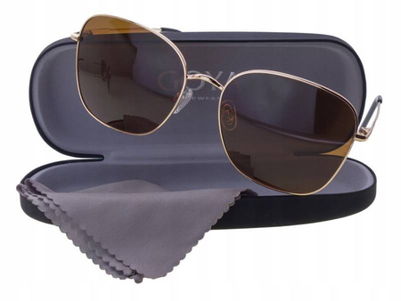 Brązowe okulary przeciwsłoneczne polaryzacyjne GOYA - G 8004 BR