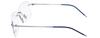 Goya G 96302 C3 - Męskie okulary korekcyjne metalowe prostokątne niebieskie