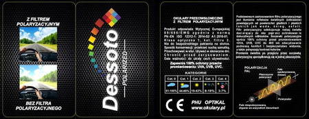 Okulary przeciwsłoneczne polaryzacja pilotki 316 BR