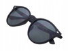 Damskie czarne okulary przeciwsłoneczne brzydula JOKER - JR 4415 CZ