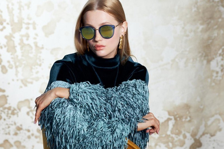 Okulary przeciwsłoneczne lustrzanki z filtrem polaryzacyjnym i UV400 kocie oczy Goya G 58125 N