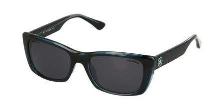 SOLANO SS 20842 C - damskie okulary przeciwsłoneczne prostokątne czarne