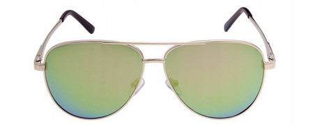 Okulary przeciwsłoneczne polaryzacyjne lustrzanki pilotki aviator POLARISS - POL 868 Z