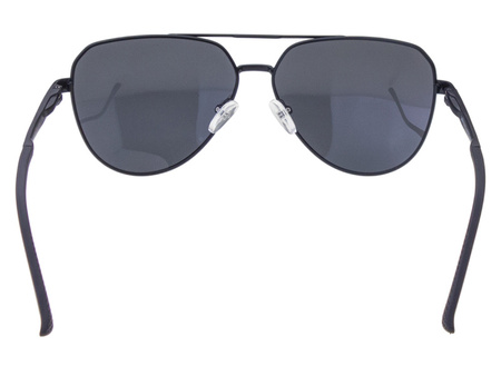 Czarne okulary przeciwsłoneczne polaryzacyjne dla kierowców GOYA - G 55017 CZ aluminium