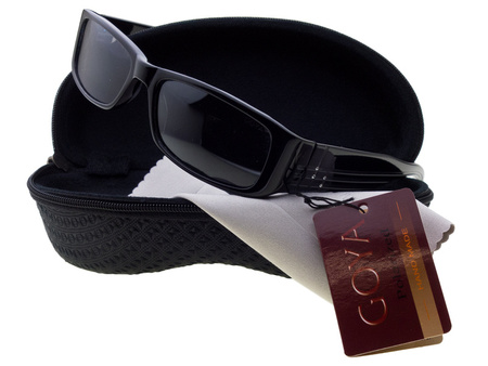 Czarne damskie okulary przeciwsłoneczne z filtrem polaryzacyjnym - Goya G 164 CZ