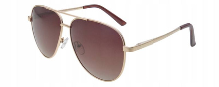 Okulary przeciwsłoneczne polaryzacyjne pilotki POLARISS - POL 868 BR