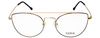 Goya G 94402 C1 - Damskie okulary korekcyjne metalowe kocie czarne