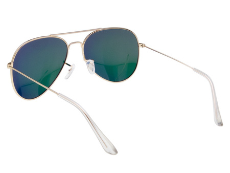 Okulary przeciwsłoneczne polaryzacyjne dla kierowców druciaki PILOTKI GOYA - PG 3026 R