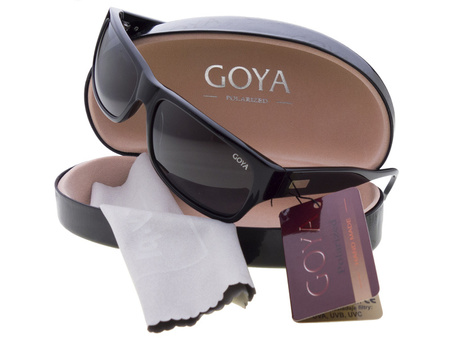 Goya G 193 CZ - Czarne okulary przeciwsłoneczne klasyczne z filtrem polaryzacyjnym i UV400