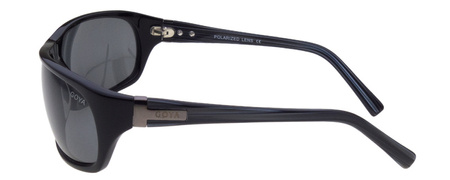 Czarne damskie okulary przeciwsłoneczne z filtrem polaryzacyjnym - Goya G 150 GR C