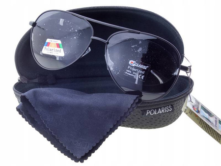 Okulary przeciwsłoneczne polaryzacyjne pilotki POLARISS - POL 880 CZ
