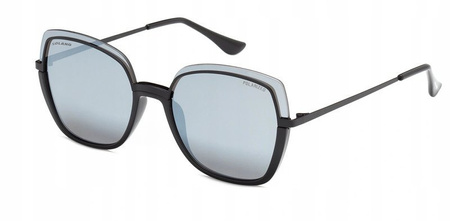 SOLANO SS 10386 B - damskie okulary przeciwsłoneczne kwadratowe szare