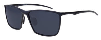 Czarne aluminiowe okulary przeciwsłoneczne polaryzacyjne dla kierowców GOYA - G 9496 CZ