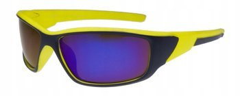 Żółte sportowe okulary przeciwsłoneczne polaryzacyjne DESSOTO - DES 325 ZOL