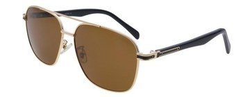 Goya G 8018 BR - Okulary przeciwsłoneczne z filtrem polaryzacyjnym unisex metalowe brązowe