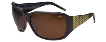 Brązowe damskie okulary przeciwsłoneczne z filtrem polaryzacyjnym - Goya G 171 ZX