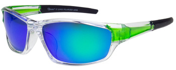 Sportowe okulary przeciwsłoneczne polaryzacyjne lustrzanki POLARISS POL 1022 Z