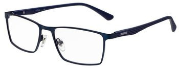 Goya SD 1368 C8 - Męskie okulary korekcyjne prostokątne metalowe granatowe
