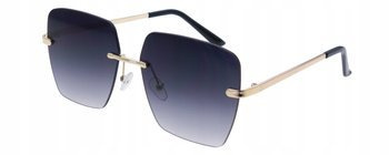 Damskie czarne okulary przeciwsłoneczne muchy JOKER - JR 4383 CZ