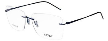 Goya G 96302 C4 - Męskie okulary korekcyjne metalowe prostokątne czarne