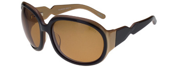 Goya G 182 BR - brązowe okulary przeciwsłoneczne z filtrem polaryzacyjnym duże muchy