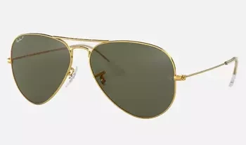 Okulary przeciwsłoneczne RAY-BAN z filtrem polaryzacyjnym AVIATOR LARGE METAL RB3025 001/58 r. 62