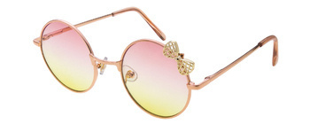 Dziecięce różowe okulary przeciwsłoneczne z filtrem UV 400 JOKER KIDS JRD 339 T