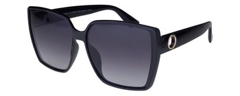 Damskie okulary przeciwsłoneczne polaryzacyjne muchy czarne DESSOTO - DES 382 CZ