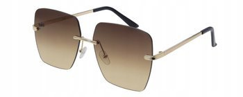 Damskie brązowe okulary przeciwsłoneczne muchy JOKER - JR 4383 BR