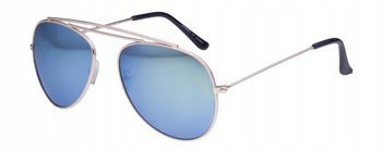 Damskie okulary przeciwsłoneczne pilotki lustrzane JOKER - JR 4111 N