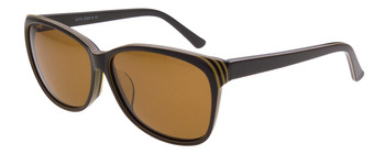 Goya G 205 BR - Okulary przeciwsłoneczne z filtrem polaryzacyjnym brązowe kocie oczy