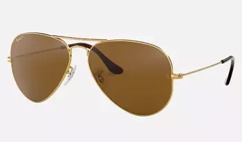 Okulary przeciwsłoneczne RAY-BAN z filtrem polaryzacyjnym AVIATOR LARGE METAL RB3025 001/57