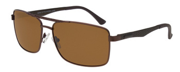 Brązowe okulary przeciwsłoneczne polaryzacyjne dla kierowców GOYA - G 55016 BR aluminium