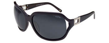 Czarne damskie okulary przeciwsłoneczne z filtrem polaryzacyjnym - Goya G 170 CZ/ZX