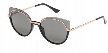 SOLANO SS 10387 C - damskie okulary przeciwsłoneczne kocie szare