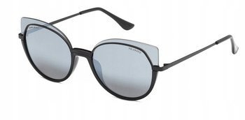SOLANO SS 10387 B - damskie okulary przeciwsłoneczne kocie szare