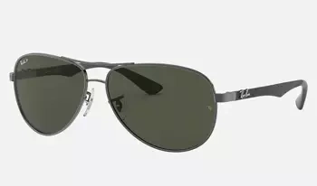 Okulary przeciwsłoneczne RAY-BAN z filtrem polaryzacyjnym CARBON FIBRE RB8313 004/N5