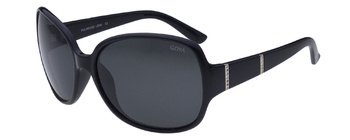 Goya G 195 CZ - Czarne okulary przeciwsłoneczne muchy duże z filtrem polaryzacyjnym