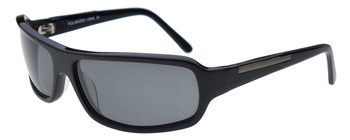 Czarne małe damskie okulary przeciwsłoneczne z filtrem polaryzacyjnym - Goya G 154 CZ