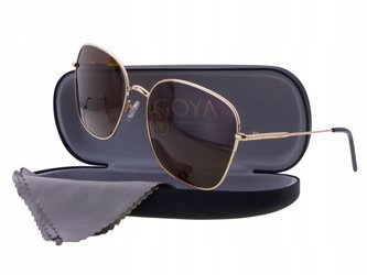 Brązowe okulary przeciwsłoneczne polaryzacyjne GOYA - G 8004 BR