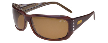 Brązowe damskie okulary przeciwsłoneczne z filtrem polaryzacyjnym - Goya G 146 ZX A