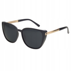 Okulary przeciwsłoneczne z filtrem UV JOKER kocie JR 4670 CZ