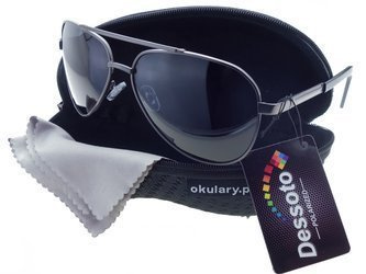Okulary przeciwsłoneczne polaryzacyjne pilotki DESSOTO - DES 362 GR