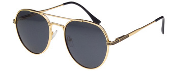 Okulary przeciwsłoneczne polaryzacyjne aviator POLARISS POL 1001 CZ