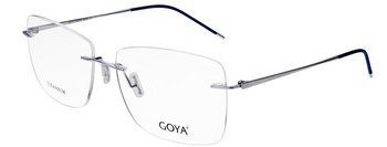 Goya G 96302 C3 - Męskie okulary korekcyjne metalowe prostokątne niebieskie
