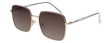 Damskie duże okulary przeciwsłoneczne polaryzacyjne GOYA - G CP3717 BR