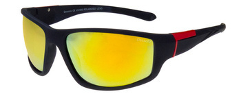 Męskie okulary przeciwsłoneczne polaryzacyjne sportowe lustrzanki DESSOTO - DES 404 P