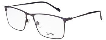 Goya G 1478 C2 - Męskie okulary prostokątne korekcyjne metalowe czarne