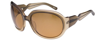 Goya G 182 ZX - brązowe okulary przeciwsłoneczne z filtrem polaryzacyjnym duże muchy